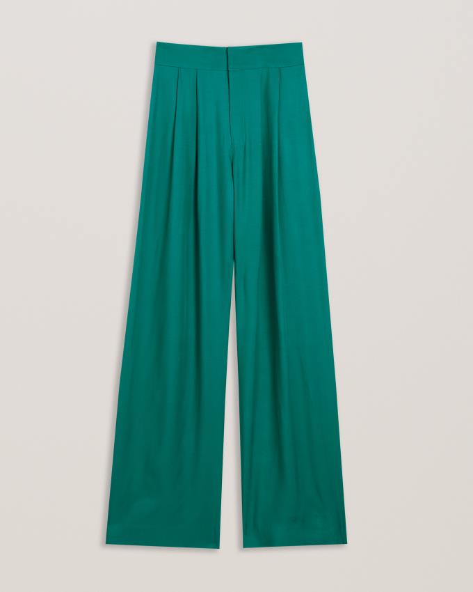 Pantalon Ted Baker Wide Leg Vert Femme | NGP-45258499